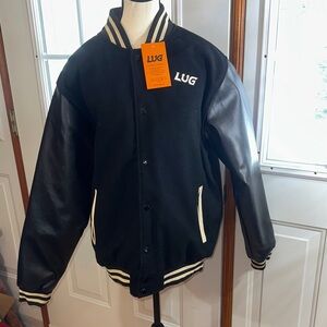 BNWT LUG Black and White Varsity Jacket